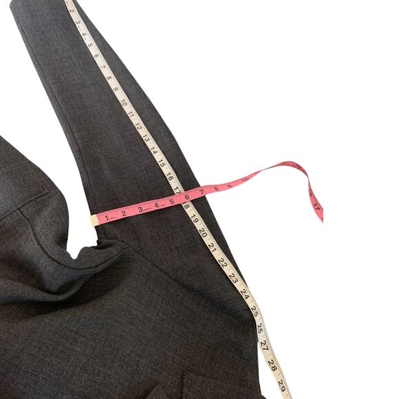 Seventy Virgin Wool Lightweight Heather Blazer Jacket in Charcoal Size Small - Picture 13 of 14